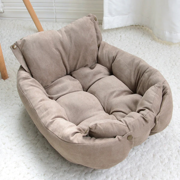 3-in-1 Pet Bed Mat - Soft Sofa Nest Cushion for Dogs & Cats