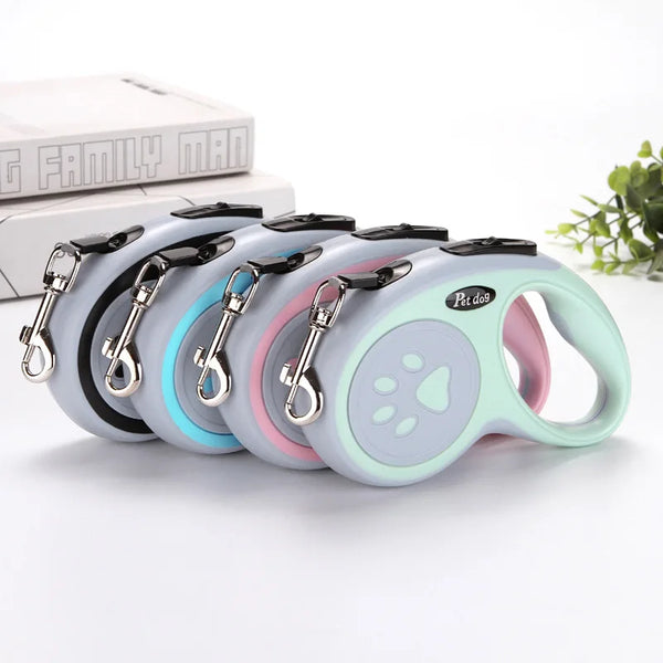 Retractable Dog Leash - 3m & 5m Extending Lead for Small Dogs & Cats