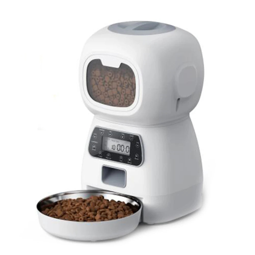 3.5L Automatic Pet Feeder - Smart Timed Food Dispenser for Cats & Dogs