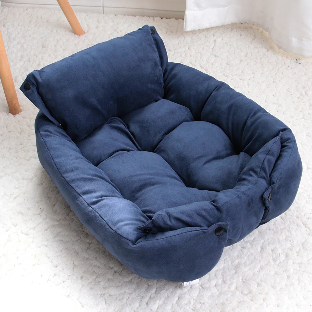 3-in-1 Pet Bed Mat - Soft Sofa Nest Cushion for Dogs & Cats