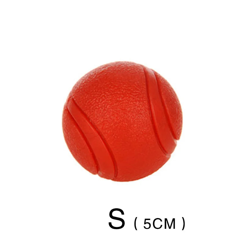 Bite-Resistant Rubber Dog Ball - Durable Interactive Chew Toy for Active Play
