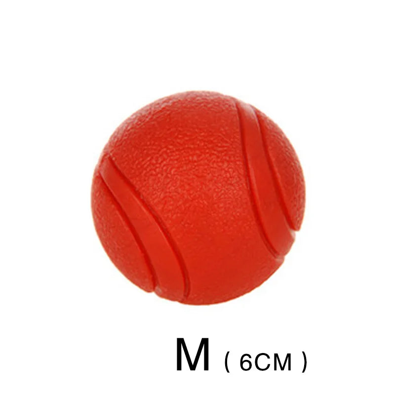Bite-Resistant Rubber Dog Ball - Durable Interactive Chew Toy for Active Play