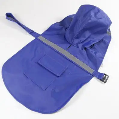 Reflective Dog Raincoat - Lightweight Waterproof Coat for Rainy Day Walks