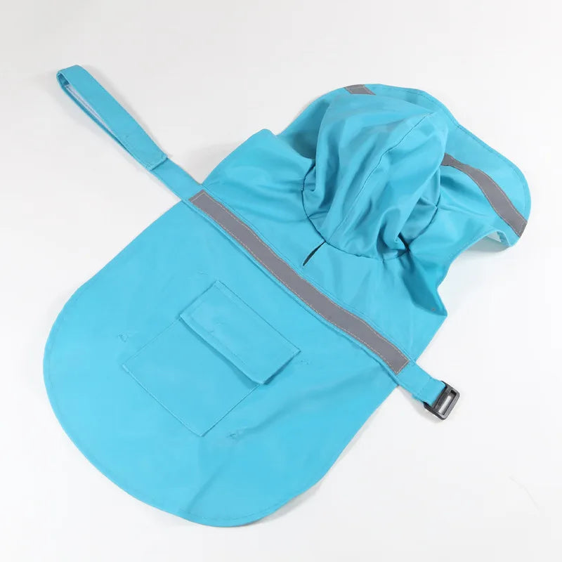 Reflective Dog Raincoat - Lightweight Waterproof Coat for Rainy Day Walks