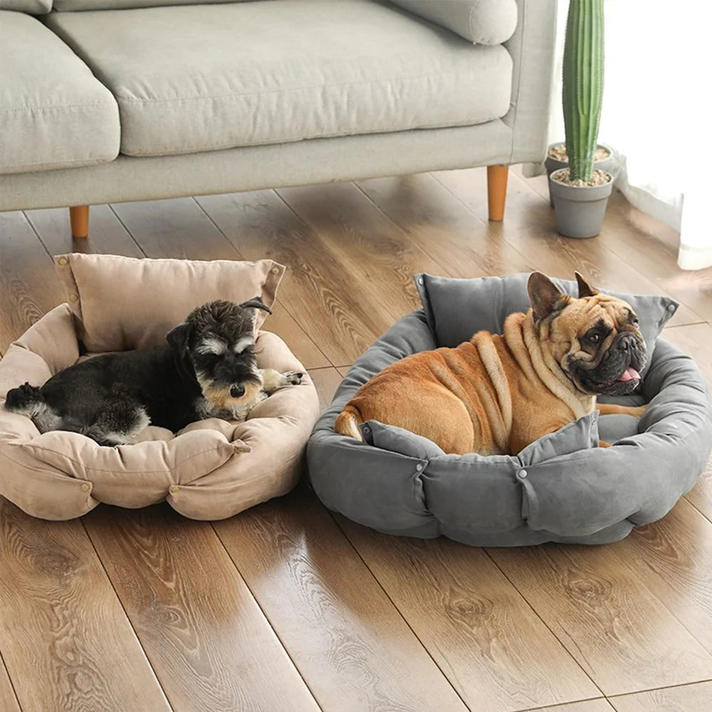 3-in-1 Pet Bed Mat - Soft Sofa Nest Cushion for Dogs & Cats