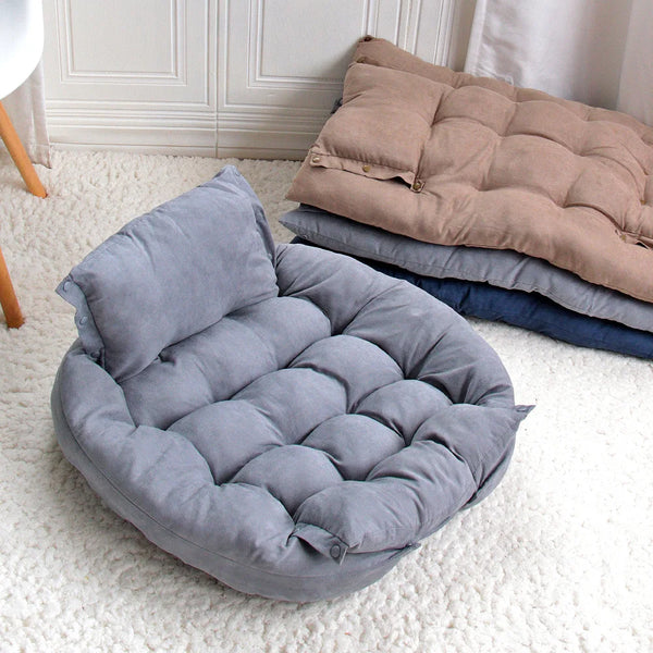 3-in-1 Pet Bed Mat - Soft Sofa Nest Cushion for Dogs & Cats