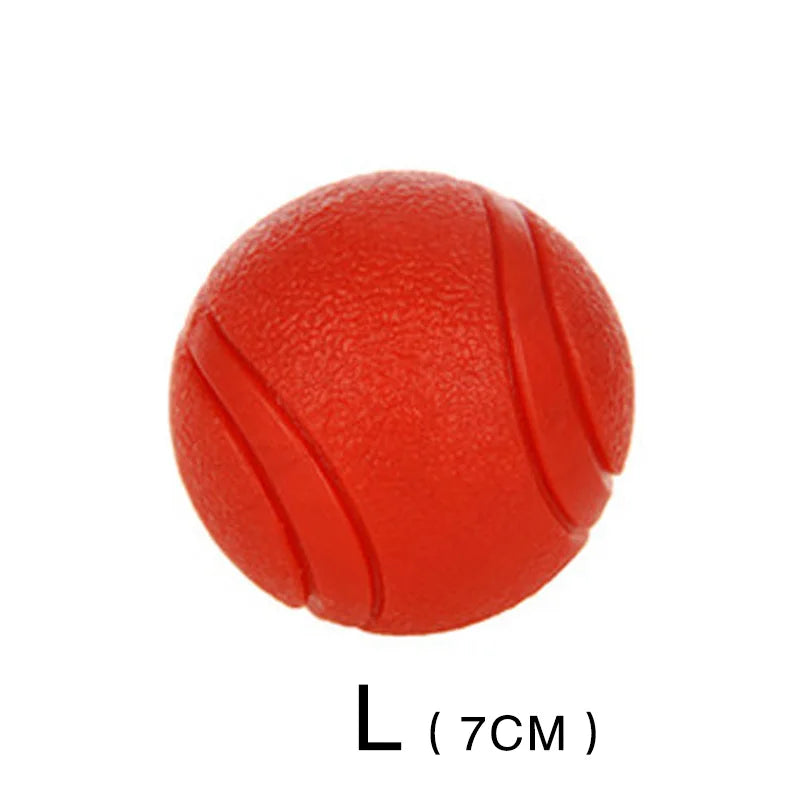 Bite-Resistant Rubber Dog Ball - Durable Interactive Chew Toy for Active Play