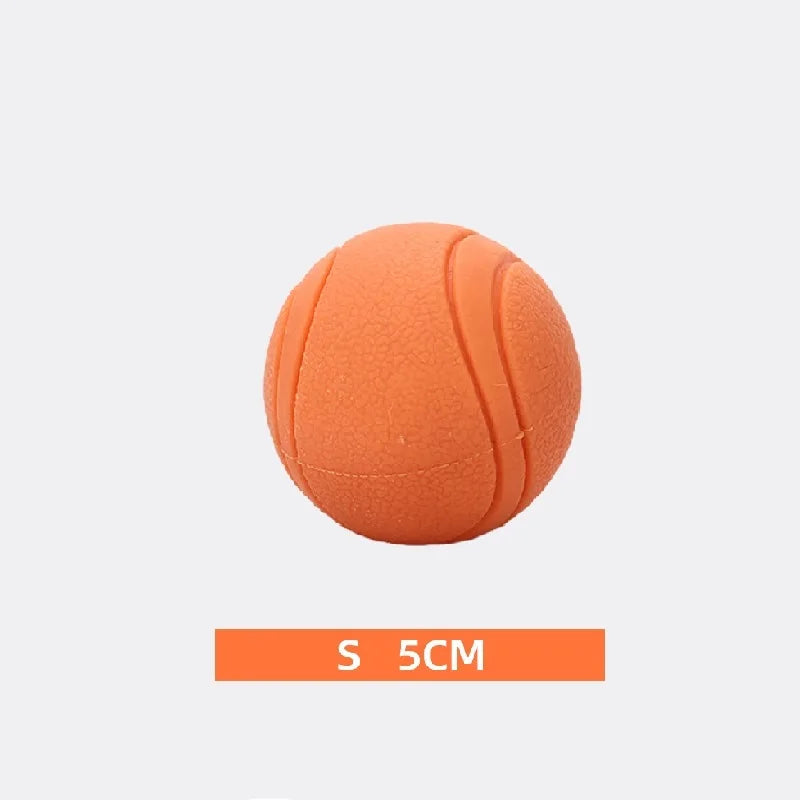 Bite-Resistant Rubber Dog Ball - Durable Interactive Chew Toy for Active Play