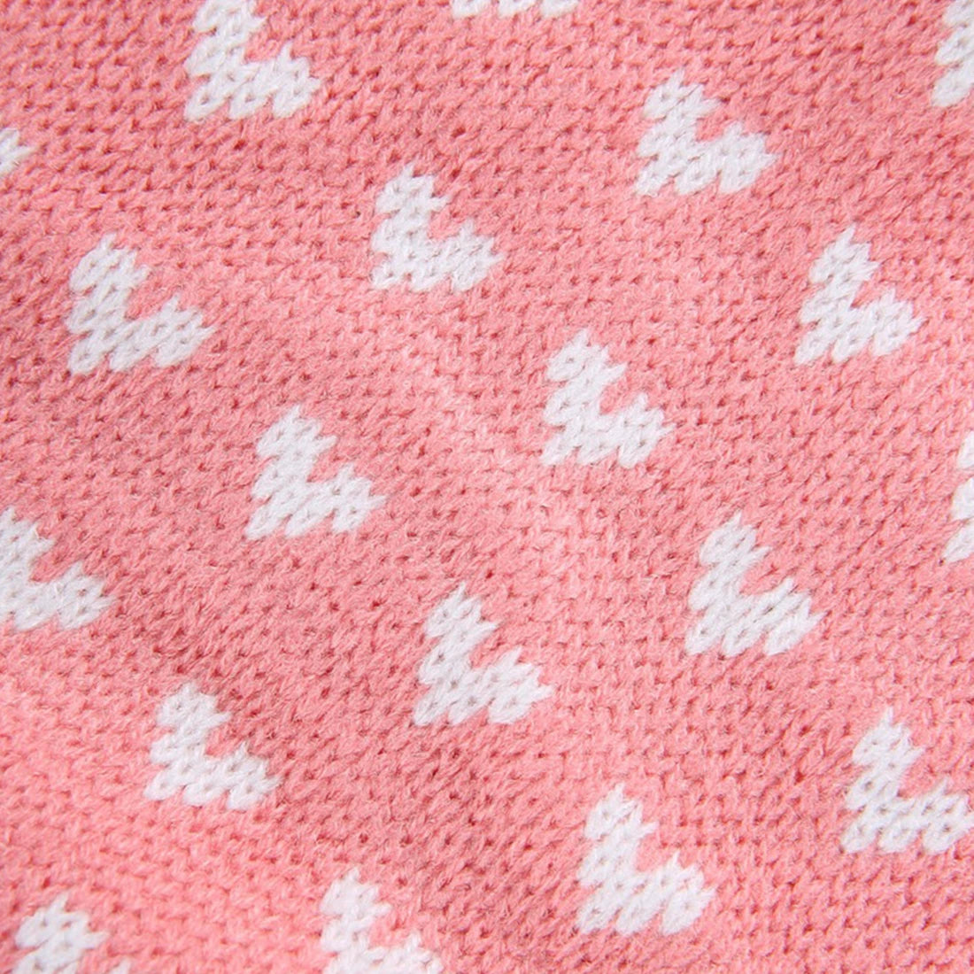 Heart Graphic Cat Sweater - Soft Warm Knit for Autumn & Winter