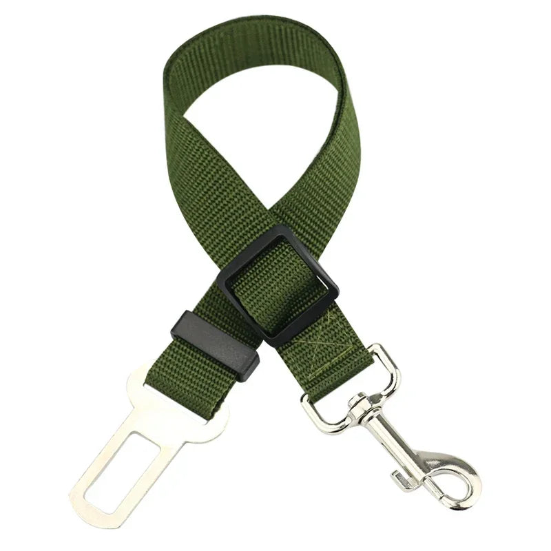 Adjustable Pet Car Seat Belt - Safety Lead Clip for Dogs & Cats