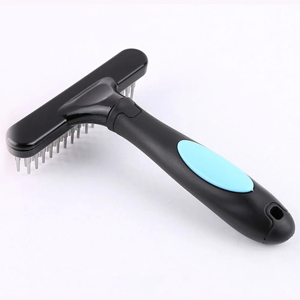 Professional Undercoat Grooming Rake - Deshedding Brush for Dogs & Cats