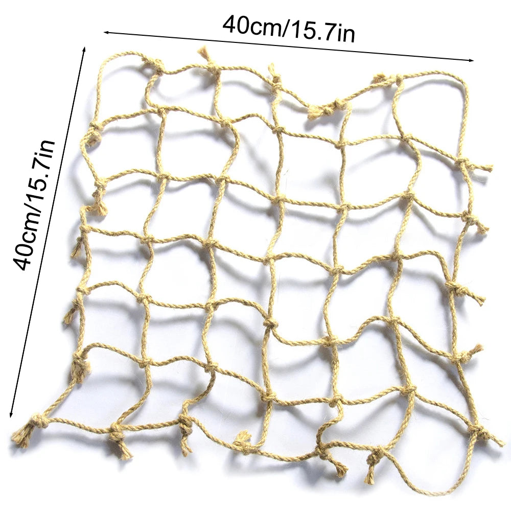 Parrot Rope Climbing Net - Hanging Adventure Toy for Birds