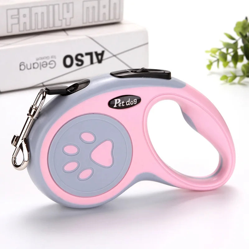 Retractable Dog Leash - 3m & 5m Extending Lead for Small Dogs & Cats
