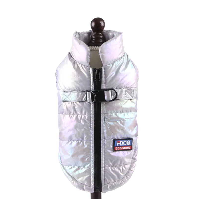 Rainbow Gradient Dog Vest - Warm Winter Coat for Small & Medium Dogs
