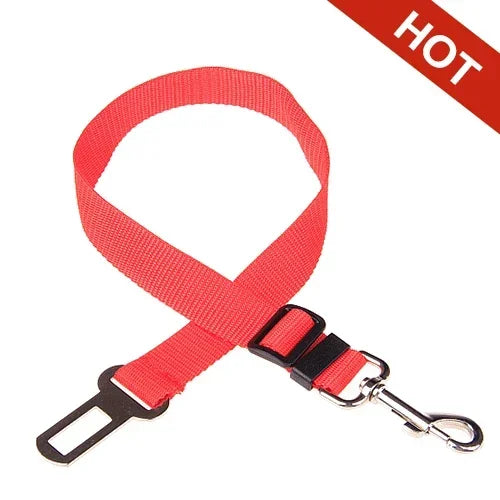 Adjustable Pet Car Seat Belt - Safety Lead Clip for Dogs & Cats