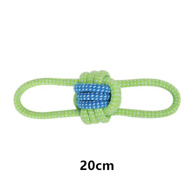 Cotton Rope Dog Toy Set - Interactive Chew Toys for Small & Large Dogs