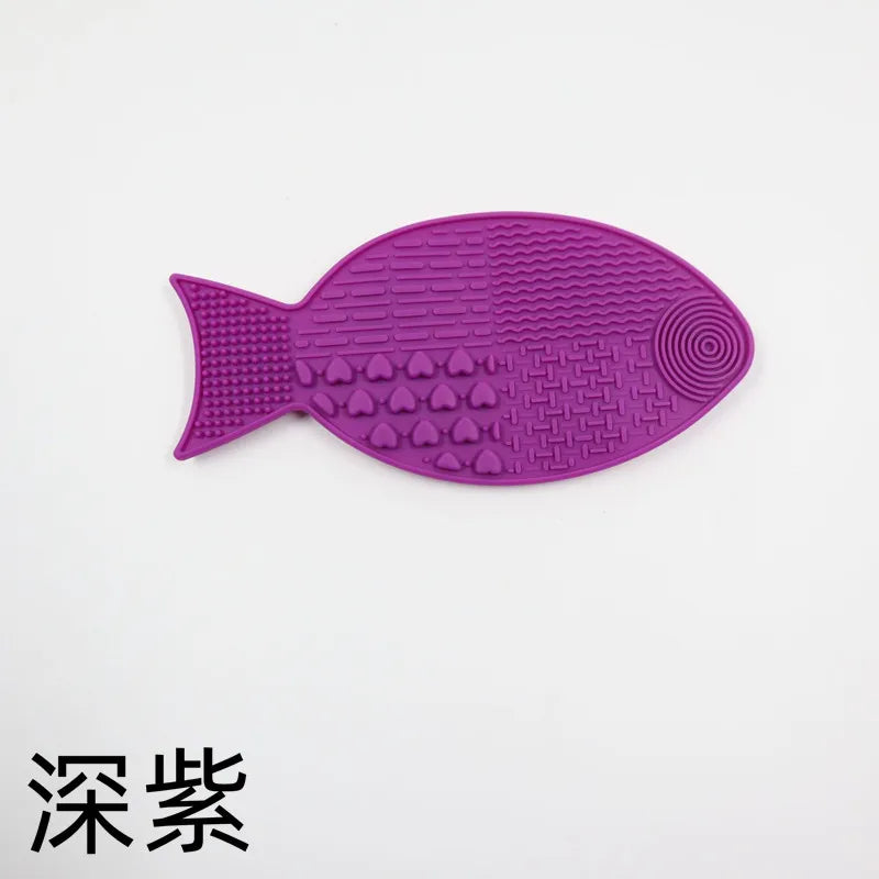 Silicone Slow Feeder Lick Mat - Suction Feeding Pad for Small Cats & Dogs