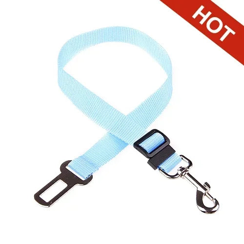Adjustable Pet Car Seat Belt - Safety Lead Clip for Dogs & Cats