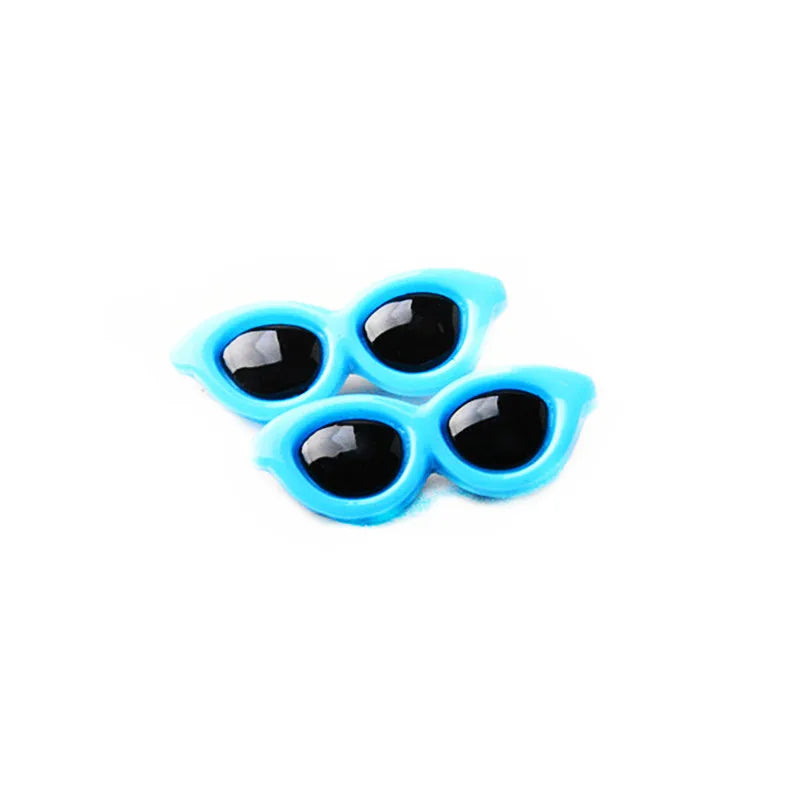 Heart Sunglasses Pet Hair Clips - Cute Bow Accessories for Dogs & Cats