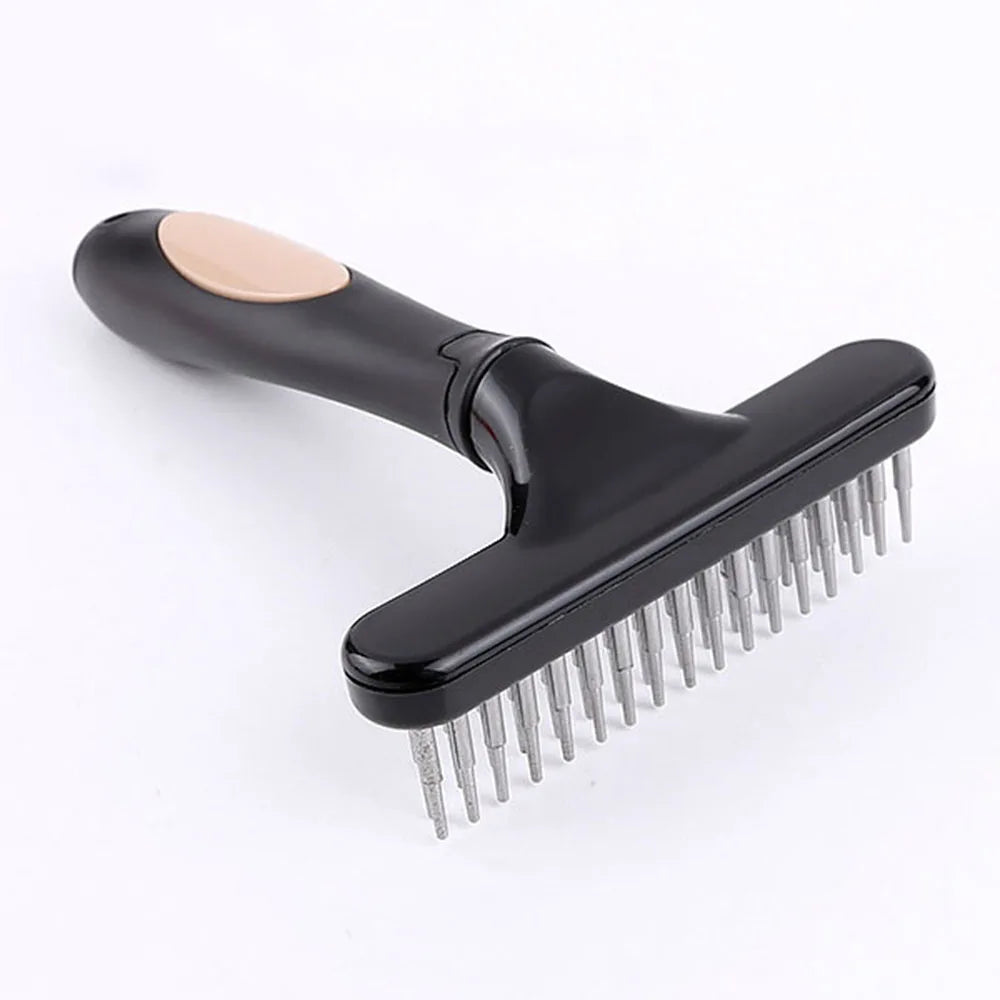 Professional Undercoat Grooming Rake - Deshedding Brush for Dogs & Cats