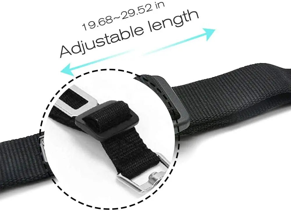 Adjustable Pet Car Seat Belt - Safety Lead Clip for Dogs & Cats