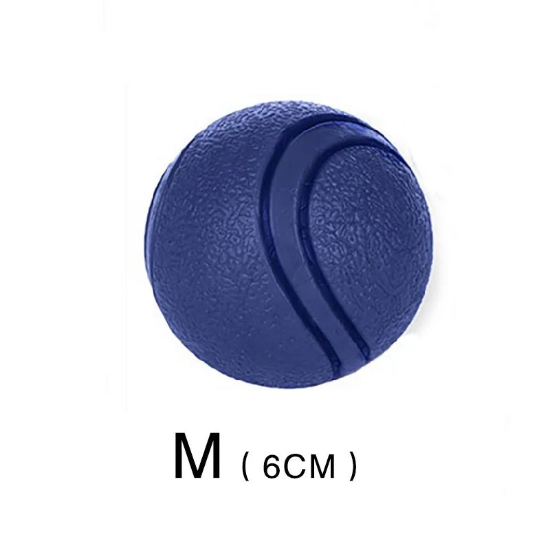 Bite-Resistant Rubber Dog Ball - Durable Interactive Chew Toy for Active Play