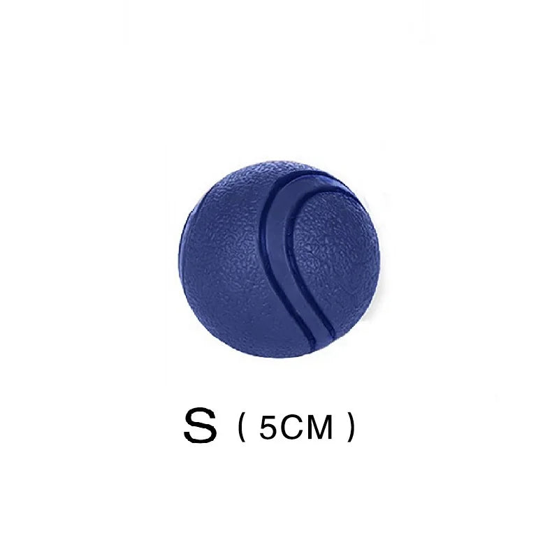Bite-Resistant Rubber Dog Ball - Durable Interactive Chew Toy for Active Play
