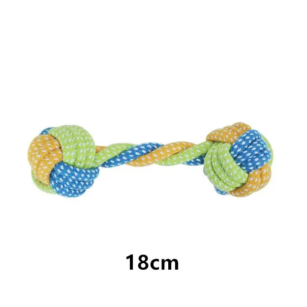 Cotton Rope Dog Toy Set - Interactive Chew Toys for Small & Large Dogs