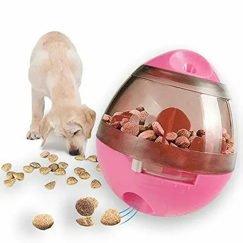 Slow Feeder Treat Ball - Interactive IQ Food Dispenser Toy for Dogs