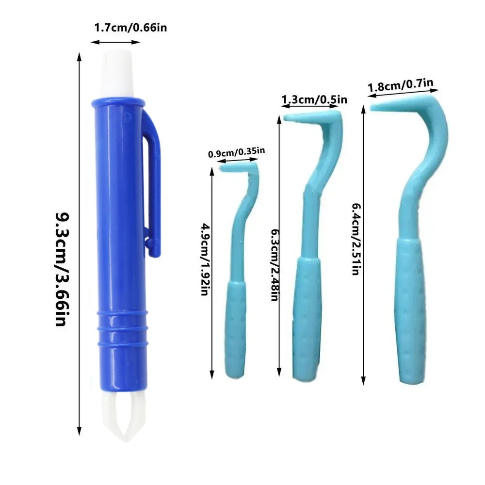 Pet Tick Remover Tool Set - Flea & Tick Removal Hooks for Dogs & Cats
