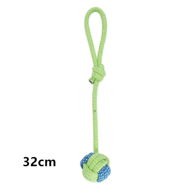 Cotton Rope Dog Toy Set - Interactive Chew Toys for Small & Large Dogs