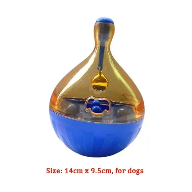 Slow Feeder Treat Ball - Interactive IQ Food Dispenser Toy for Dogs