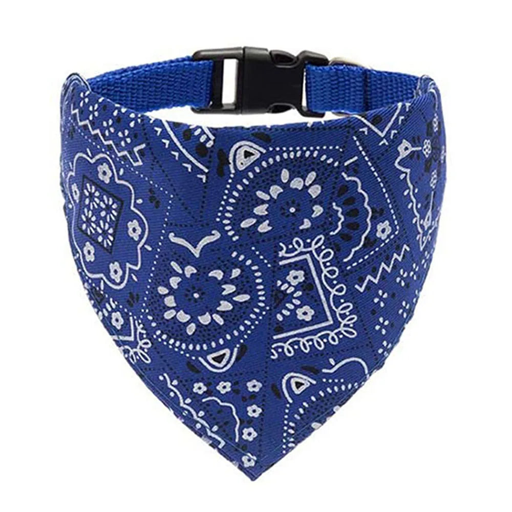 Adjustable Dog Bandana Collar - Stylish Scarf Collar for Dogs & Cats