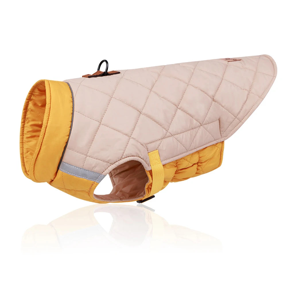 Padded Waterproof Dog Vest - Warm Winter Jacket for Small & Large Dogs