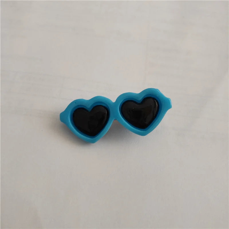 Heart Sunglasses Pet Hair Clips - Cute Bow Accessories for Dogs & Cats