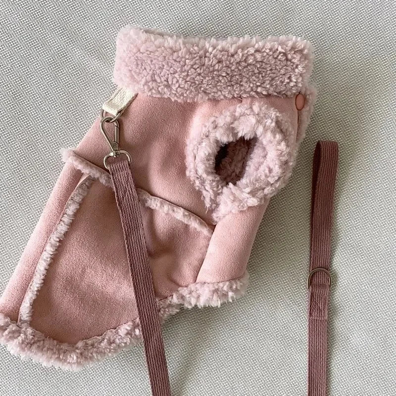 Luxury Small Dog Vest Jacket - Soft Designer Coat for Chic Autumn & Winter Wear