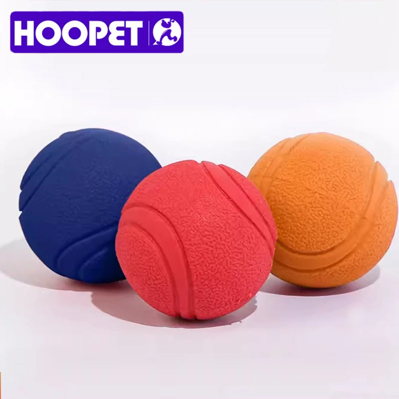 Bite-Resistant Rubber Dog Ball - Durable Interactive Chew Toy for Active Play