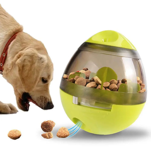 Slow Feeder Treat Ball - Interactive IQ Food Dispenser Toy for Dogs