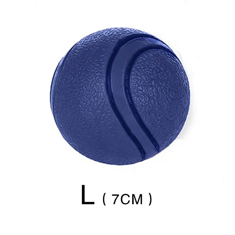 Bite-Resistant Rubber Dog Ball - Durable Interactive Chew Toy for Active Play