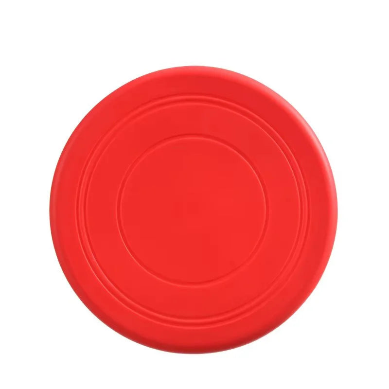 Soft Rubber Dog Frisbee - Tear-Resistant Flying Disc for Fetch & Training