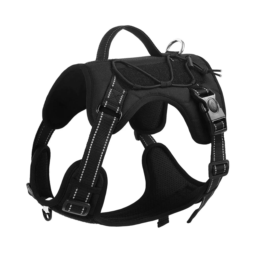 Reflective No-Pull Dog Harness - Adjustable Control Vest for Everyday Walks