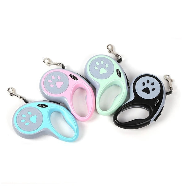 Retractable Dog Leash - 3m & 5m Extending Lead for Small Dogs & Cats