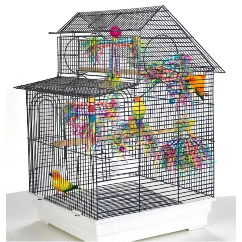 Natural Parrot Chew Toy Set - Colorful Biting Toy for Birds