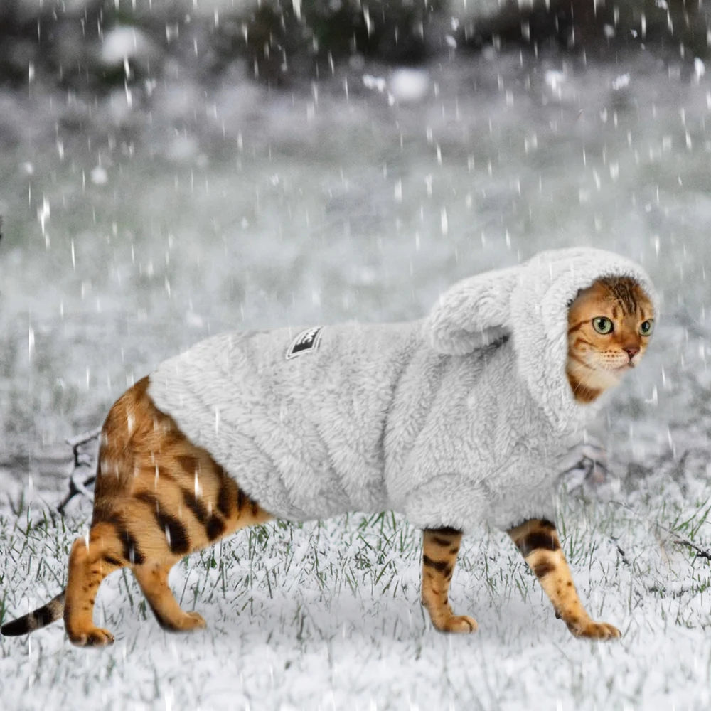 Warm Pet Coat Jacket - Soft Winter Outfit for Small Dogs & Cats
