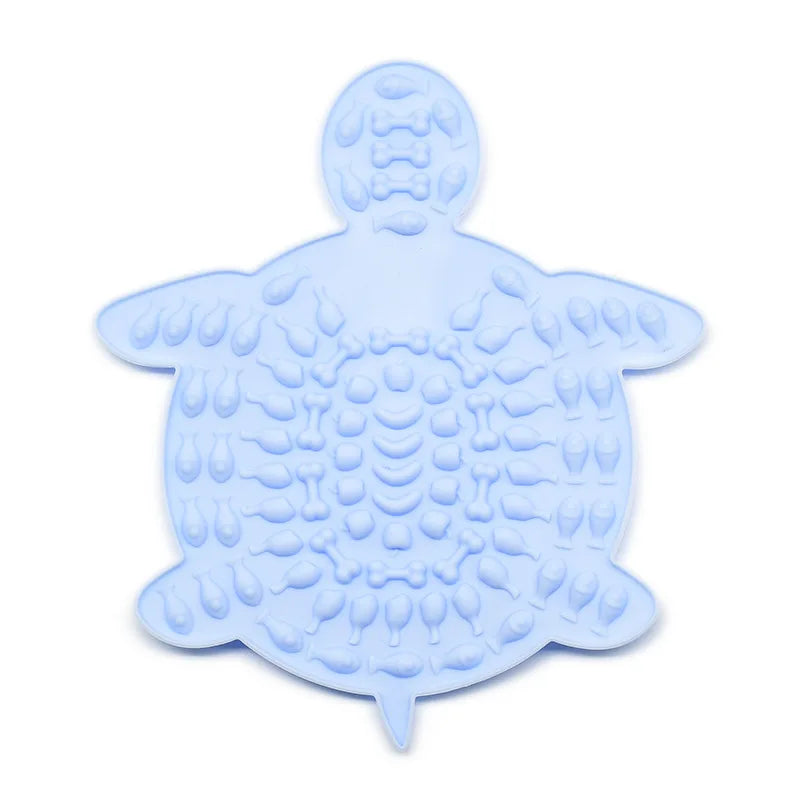 Silicone Slow Feeder Lick Mat - Suction Feeding Pad for Small Cats & Dogs