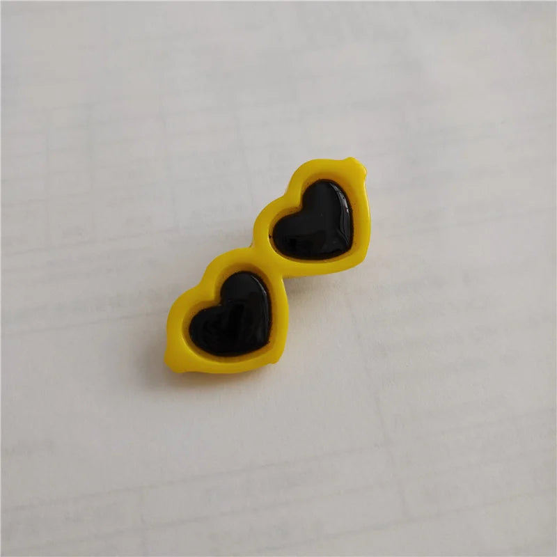 Heart Sunglasses Pet Hair Clips - Cute Bow Accessories for Dogs & Cats