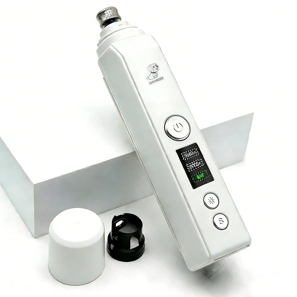 Electric Pet Nail Grinder - Low-Noise Paw Trimmer for Dogs & Cats