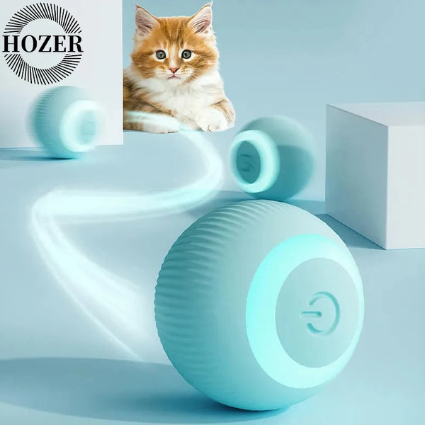 Smart Interactive Cat Ball Toy - Automatic Rolling Toy for Indoor Cats