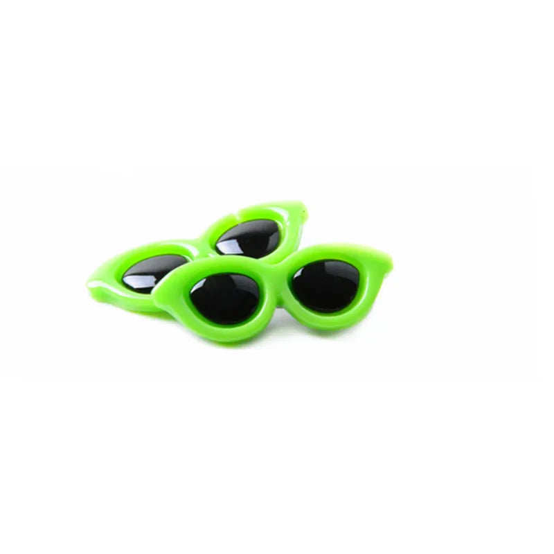 Heart Sunglasses Pet Hair Clips - Cute Bow Accessories for Dogs & Cats