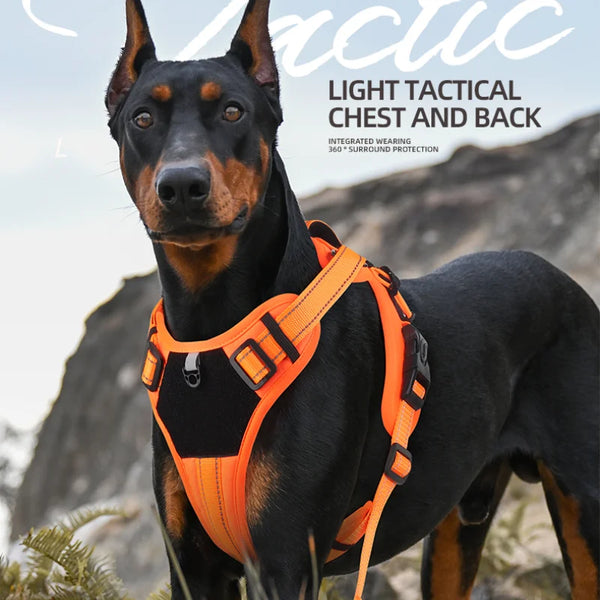 Reflective No-Pull Dog Harness - Adjustable Control Vest for Everyday Walks